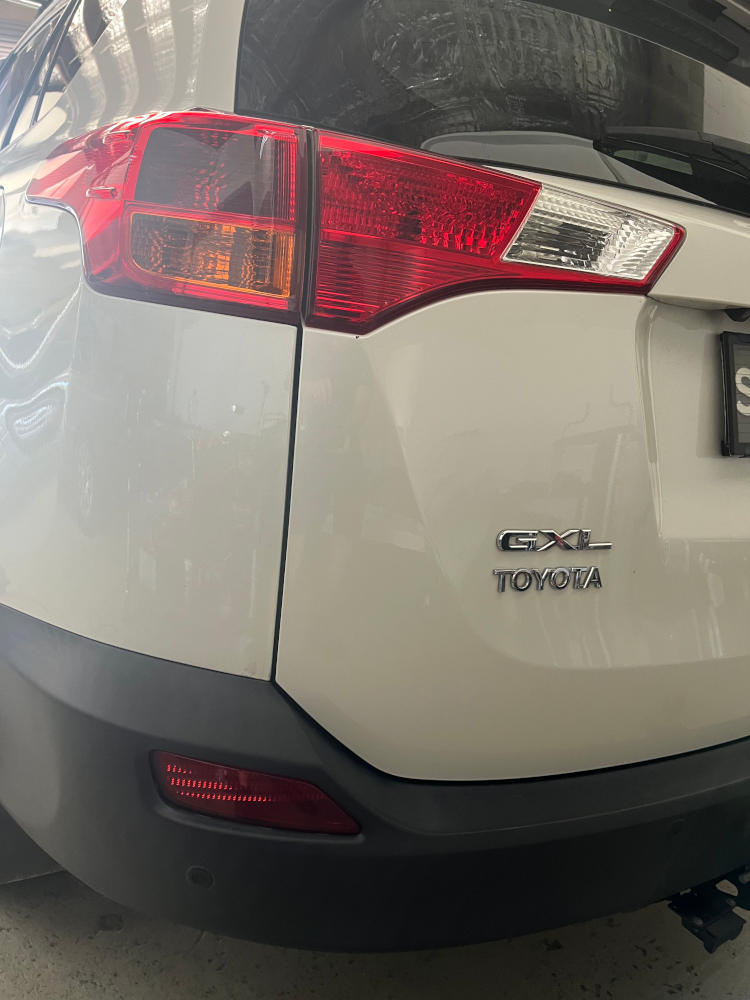 toyota GXL with a repaired panel